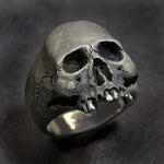 C56213 2 bagues punk crâne vintage bague crâne horreur cadeau homme, 12, 13, 14