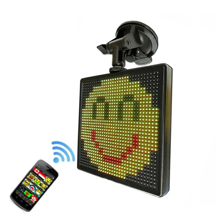 P4-32x32 RGB, affichage LED de voiture à émoticônes couleur, transmission sans fil Wifi personnalisée, P4-32x32 RVB USB