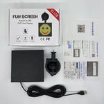P4-32x32 RGB, affichage LED de voiture à émoticônes couleur, transmission sans fil Wifi personnalisée, P4-32x32 RVB USB