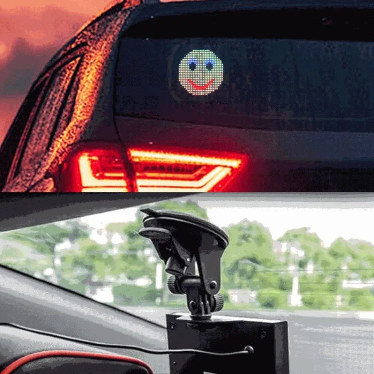 P4-32x32 RGB, affichage LED de voiture à émoticônes couleur, transmission sans fil Wifi personnalisée, P4-32x32 RVB USB