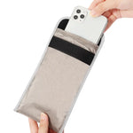 Sac de téléphone portable de 6,5 pouces anti-radiation, anti-RFID, anti-localisation, gris 6,5 pouces