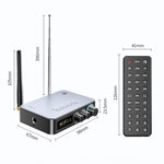 M9 Pro Récepteur Bluetooth 5.1 Lanceur Radio FM Adaptateur Audio NFC 4 en 1, M9 Pro