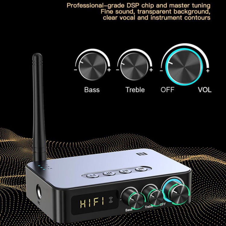 M9 Pro Récepteur Bluetooth 5.1 Lanceur Radio FM Adaptateur Audio NFC 4 en 1, M9 Pro