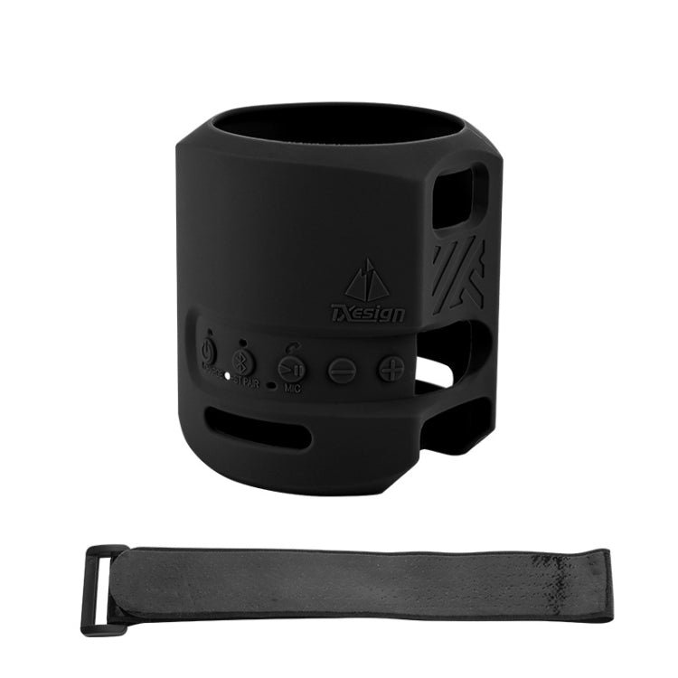 Pour étui en silicone pour haut-parleur Sony SRS-XB13 avec sangle auto-agrippante, pour Sony SRS-XB13