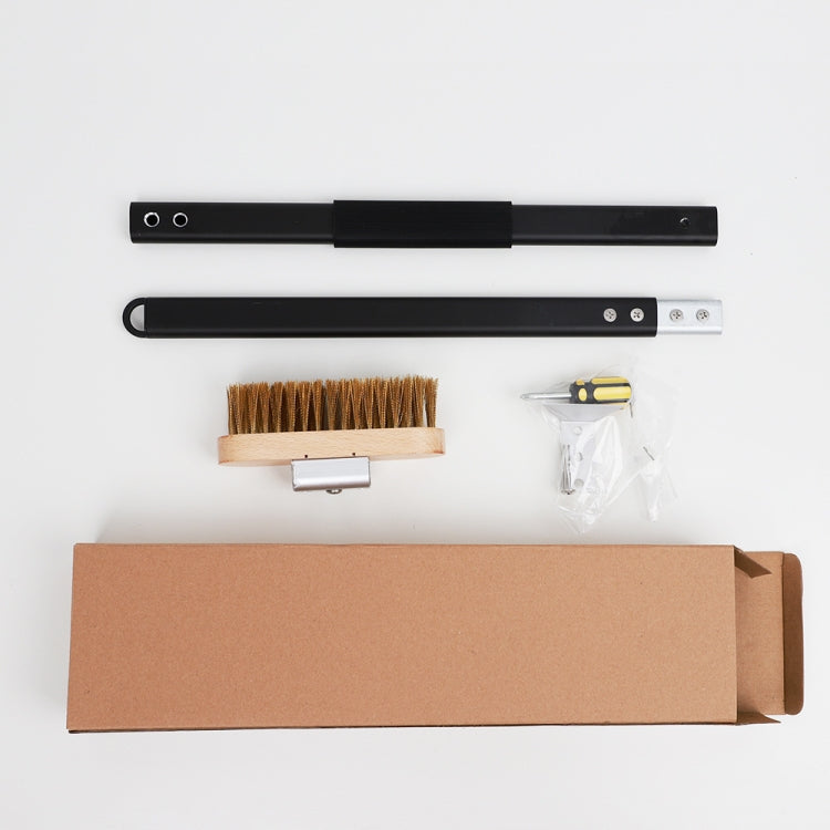 Brosse de four épaissie Pelle de transfert pour four domestique Brosse de four, manche en alliage de 40 cm