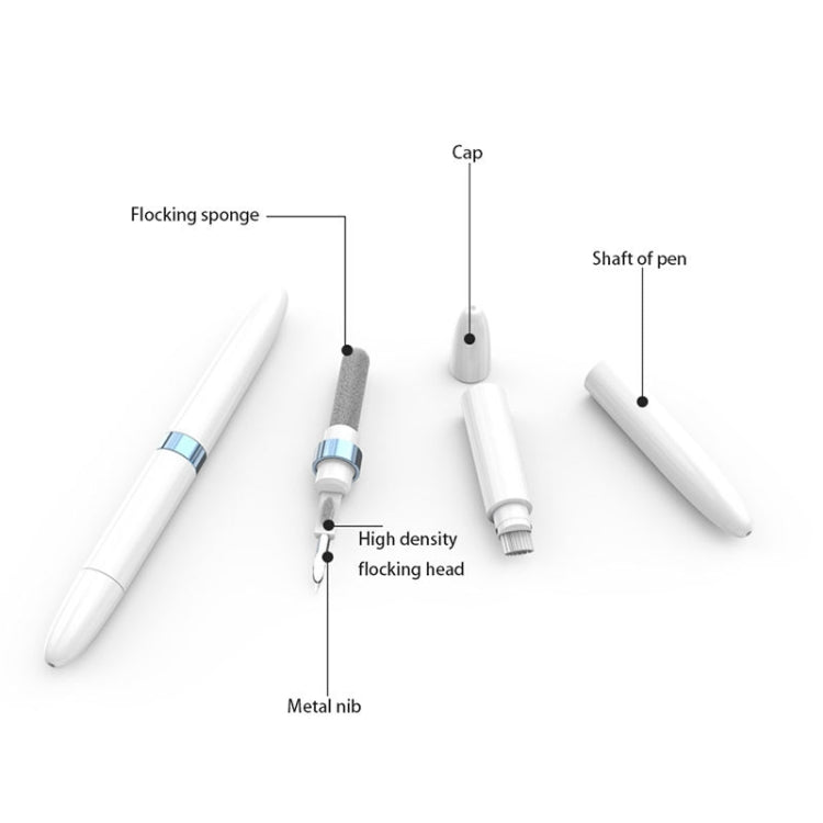 Stylo de nettoyage pour écouteurs, brosse de nettoyage pour écouteurs, outil de nettoyage pour clavier d'ordinateur, style 2