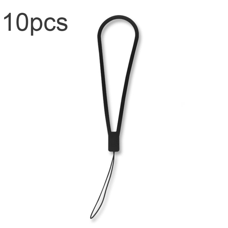10pcs Cordon de téléphone portable en silicone tressé anti-perte, vert nuit, blanc, violet herbe, vert clair, violet œillet, blanc antique, noir, rouge, vert matcha, jaune citron, violet clair, rose sable, orange sucre, rouge thé