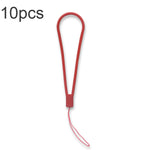 10pcs Cordon de téléphone portable en silicone tressé anti-perte, vert nuit, blanc, violet herbe, vert clair, violet œillet, blanc antique, noir, rouge, vert matcha, jaune citron, violet clair, rose sable, orange sucre, rouge thé