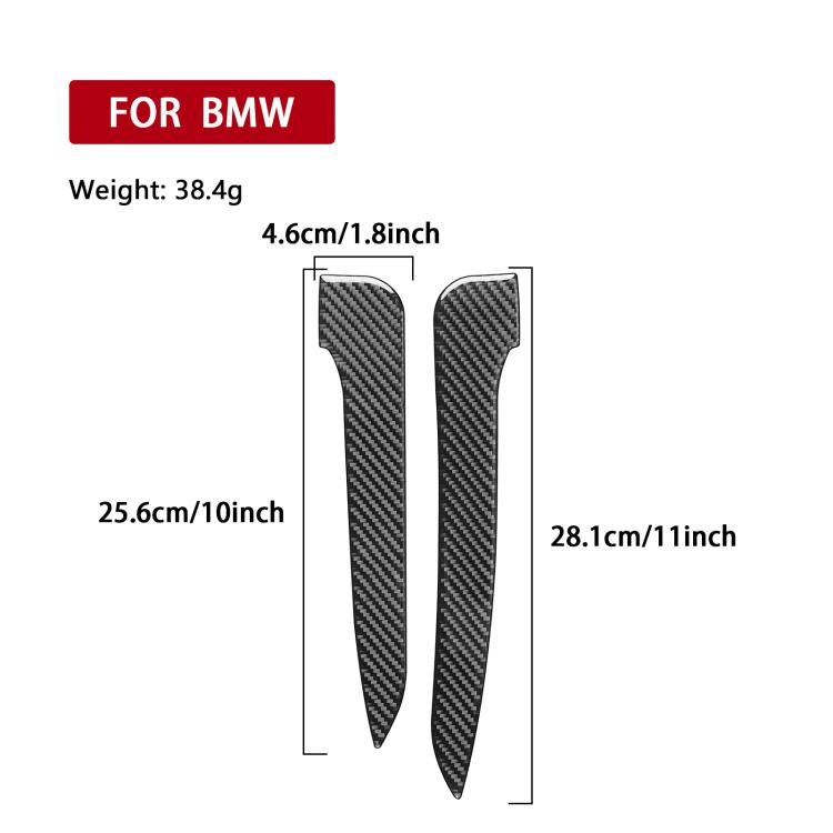 For 2019-2024 BMW 8 Series G14 2pcs /Set Right-hand Drive Rearview Mirror Anti-scratch Strip Stickers, Right-hand Drive
