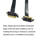 Câble d'extension PCI-E 3.0 1X à 90 degrés pour carte graphique / carte réseau sans fil, longueur du câble : 5 cm, 10 cm, 15 cm, 20 cm, 25 cm, 30 cm, 40 cm, 50 cm