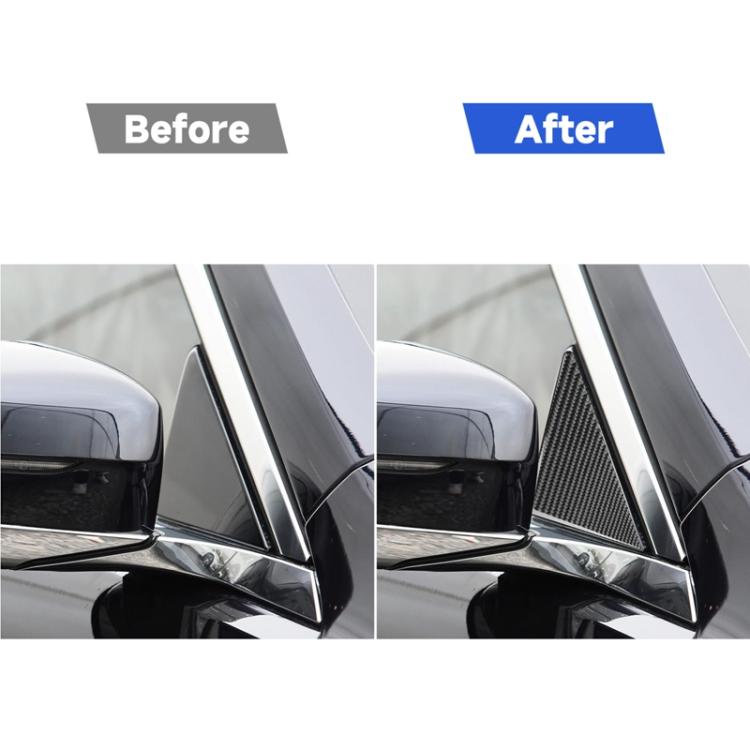 For 2019-2024 BMW 8 Series G14 2pcs /Set Universal A-pillar Stickers for Left and Right Drive