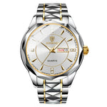 Montre à Quartz Multifonctionnelle Lumineuse BINBONG B5552 avec Calendrier d'Affaires