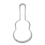Moule à biscuits en forme de guitare en acier inoxydable, 5 pièces, pour pâtisserie, fondants, mousses, forme de guitare