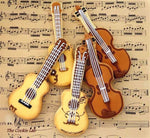 Moule à biscuits en forme de guitare en acier inoxydable, 5 pièces, pour pâtisserie, fondants, mousses, forme de guitare