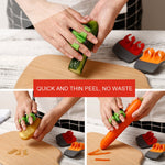 Palm Hand Peeler For Potato, Fruit, Kitchen Vegetable Peeler, 2pcs Orange