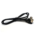 Câble coaxial BNC Mâle vers Mâle coudé pour audio et vidéo, Longueur :, 0,5m, 1m, 1,5m, 2m, 3m