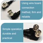 Câble coaxial BNC Mâle vers Mâle coudé pour audio et vidéo, Longueur :, 0,5m, 1m, 1,5m, 2m, 3m