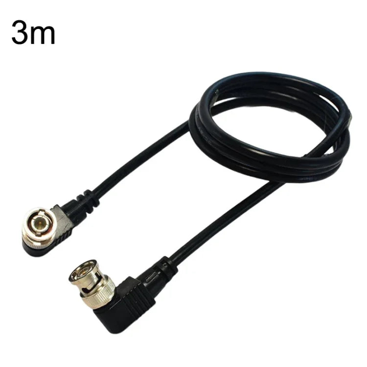 Câble coaxial BNC Mâle vers Mâle coudé pour audio et vidéo, Longueur :, 0,5m, 1m, 1,5m, 2m, 3m