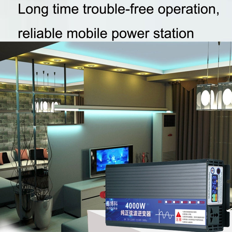 XINBOKE High Power Household Car Sine Wave Inverter, 12V 1600W To 220V 800W(Single Display), 24V 1600W To 220V 800W(Single Display), 48V 1600W To 220V 800W(Single Display), 60V 1600W To 220V 800W(Single Display), 72V 1600W To 220V 800W(Single Display) ...
