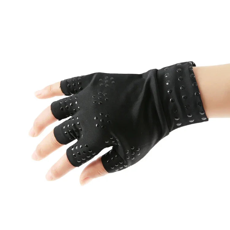 Gants de sport antidérapants à demi-doigt pour entraînement articulaire, taille unique