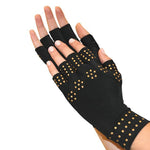 Gants de sport antidérapants à demi-doigt pour entraînement articulaire, taille unique