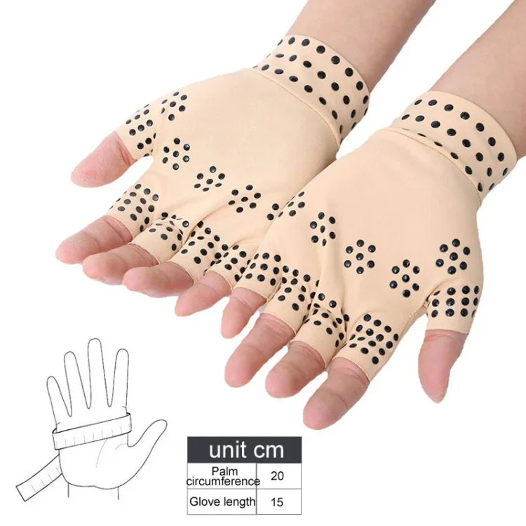 Gants de sport antidérapants à demi-doigt pour entraînement articulaire, taille unique
