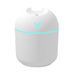 Humidificateur de voiture veilleuse colorée de bureau USB, Spéc. : 250 ml (Y-Blanc), 250 ml (Y-Rose), 250 ml (Y-Bleu), 220 ml (Y2-Blanc), 220 ml (Y2-Rose), 220 ml (Y2-Bleu)