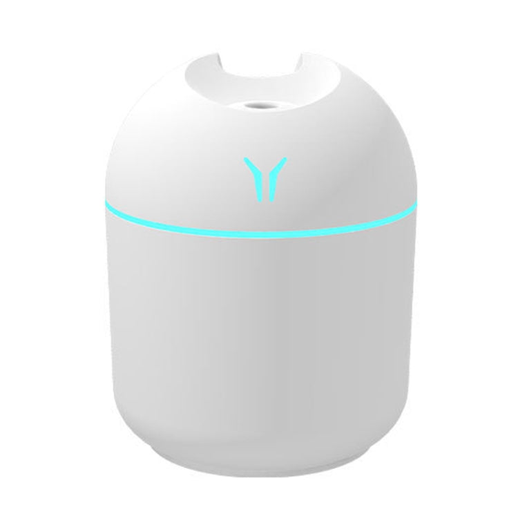Humidificateur de voiture veilleuse colorée de bureau USB, Spéc. : 250 ml (Y-Blanc), 250 ml (Y-Rose), 250 ml (Y-Bleu), 220 ml (Y2-Blanc), 220 ml (Y2-Rose), 220 ml (Y2-Bleu)