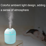 Humidificateur de voiture veilleuse colorée de bureau USB, Spéc. : 250 ml (Y-Blanc), 250 ml (Y-Rose), 250 ml (Y-Bleu), 220 ml (Y2-Blanc), 220 ml (Y2-Rose), 220 ml (Y2-Bleu)