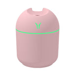 Humidificateur de voiture veilleuse colorée de bureau USB, Spéc. : 250 ml (Y-Blanc), 250 ml (Y-Rose), 250 ml (Y-Bleu), 220 ml (Y2-Blanc), 220 ml (Y2-Rose), 220 ml (Y2-Bleu)