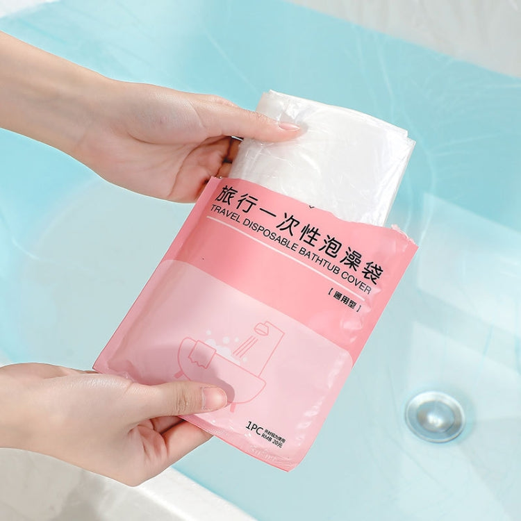 1 pack de sacs de bain jetables, sac en plastique pour baignoire, baril en bois, SPA, épaissi