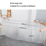 1 pack de sacs de bain jetables, sac en plastique pour baignoire, baril en bois, SPA, épaissi
