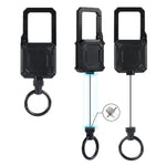 Porte-clés télescopique facile à tirer, lanière magnétique multifonction pour sac à dos, 6892