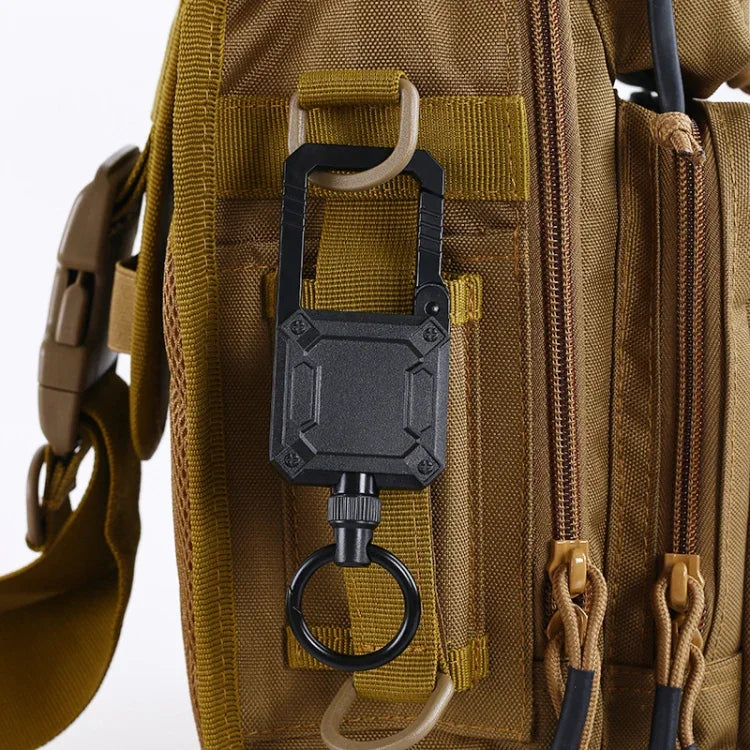 Porte-clés télescopique facile à tirer, lanière magnétique multifonction pour sac à dos, 6892