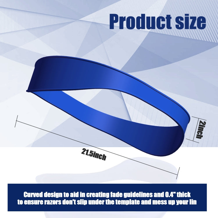 Salon Neck Hair Line Guide Barber Trim Ruler Hair DIY Tool Hair Trimming Template Tools, Non-adjustable (Blue), Non-adjustable (Red), Non-adjustable (Black), Non-adjustable (Grey)