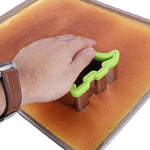 Modèle de découpe de pain sandwich en acier inoxydable avec protections, moule à biscuits pour fruits et légumes, Grand Cœur, Grande Étoile, Grand Dinosaure, Grand Bonhomme en Pain d'Épices