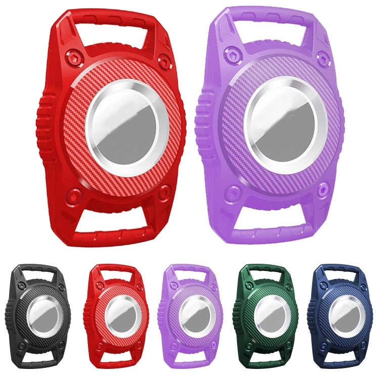 Pour étui de protection AirTag 2e génération / AirTag 1re génération, coque étanche IPX7 à trois épreuves, couvercle de localisation, noir, bleu roi, vert foncé, violet, rouge