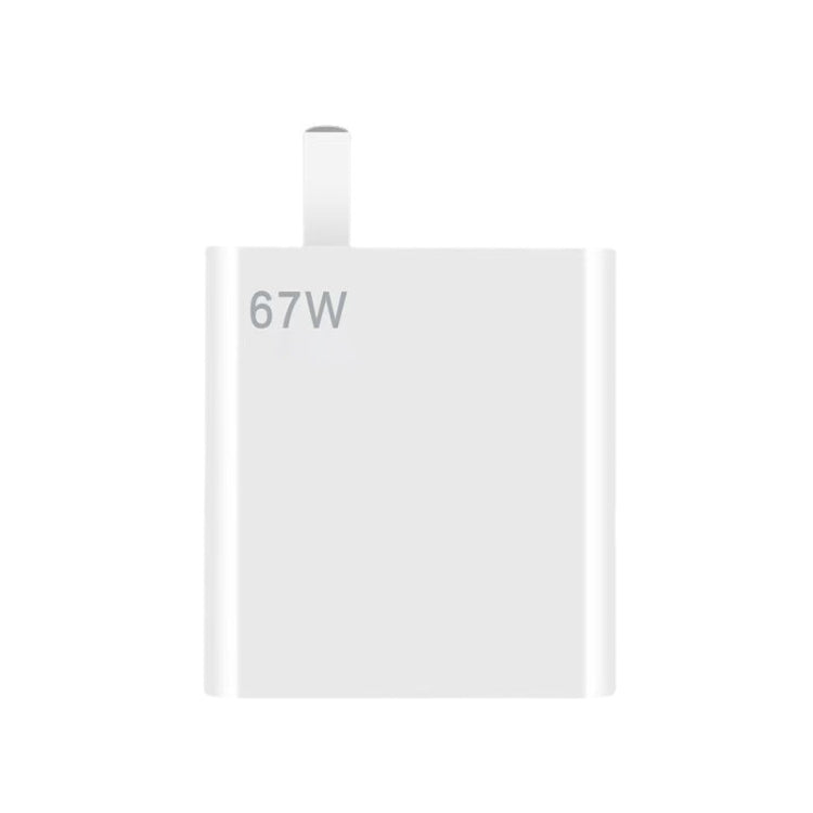 Pour téléphone Xiaomi / Redmi Chargeur 67W Tête de charge universelle pour téléphone prise américaine, Style :, Chargeur, Chargeur+Câble de 1m