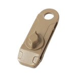 Tende Clip D'arrimage Supplémentaire Pinces Requins Tentes Camping Extérieur Auvent Coupe-vent, 1PC (Couleur boue), 1PC (Vert foncé)