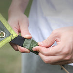 Tende Clip D'arrimage Supplémentaire Pinces Requins Tentes Camping Extérieur Auvent Coupe-vent, 1PC (Couleur boue), 1PC (Vert foncé)