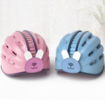 Casque de sécurité souple pour bébé, chapeau de protection anti-collision pour bébé qui marche, lapin bleu, lapin rose, lion orange, lion marron