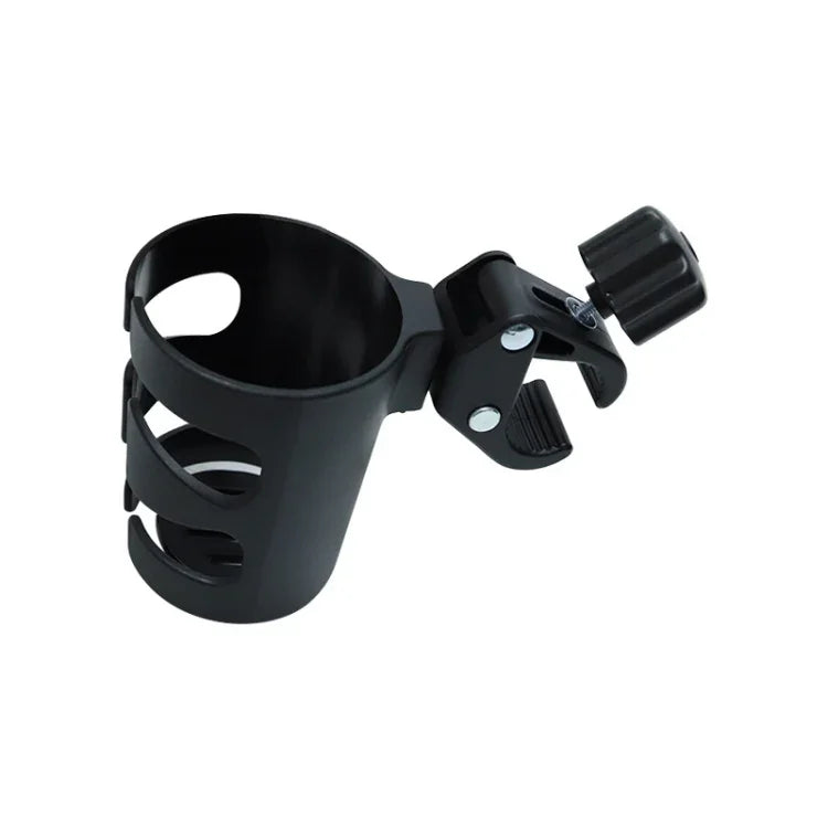 Porte-gobelet universel pour poussette bébé, support de bouteille rotatif à 360°, Porte-gobelet noir
