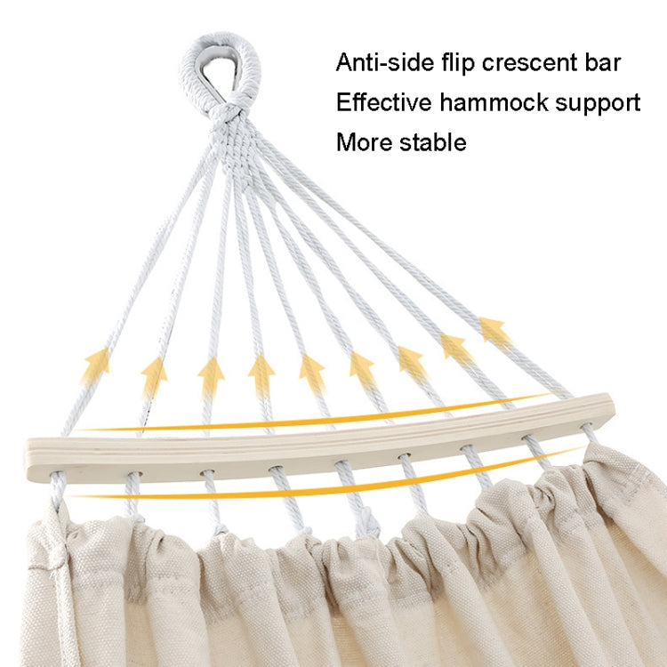 KLY829 Hamac d'intérieur, balançoire d'extérieur, Style :, Classique simple beige, Classique simple gris, Classique double beige, Classique double gris, Renforcé simple anti-retournement beige, Renforcé double anti-retournement beige