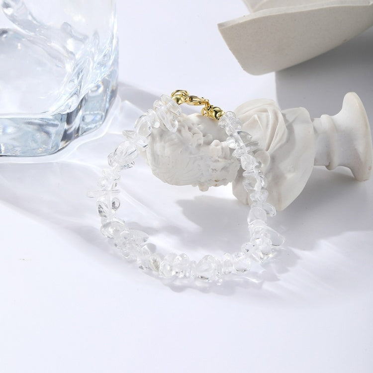 Bracelet de cheville bohème en perles et pierres naturelles pour femme