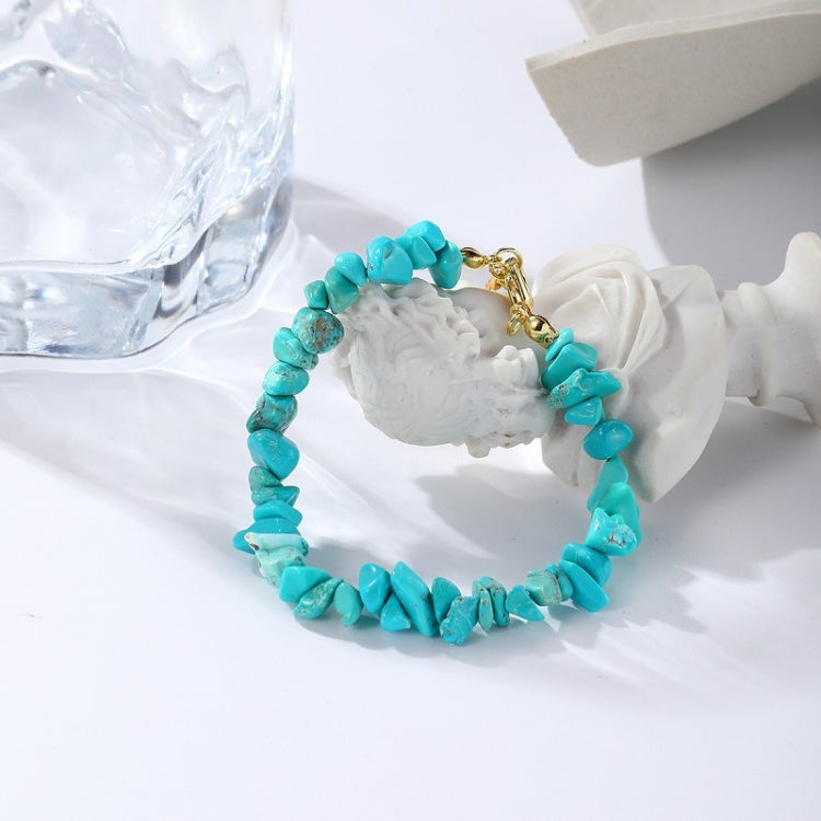 Bracelet de cheville bohème en perles et pierres naturelles pour femme