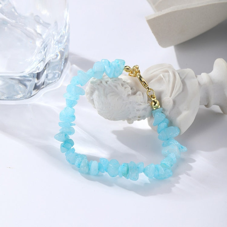 Bracelet de cheville bohème en perles et pierres naturelles pour femme