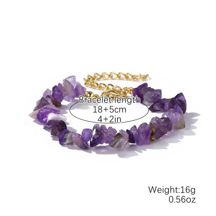 Bracelet de cheville bohème en perles et pierres naturelles pour femme
