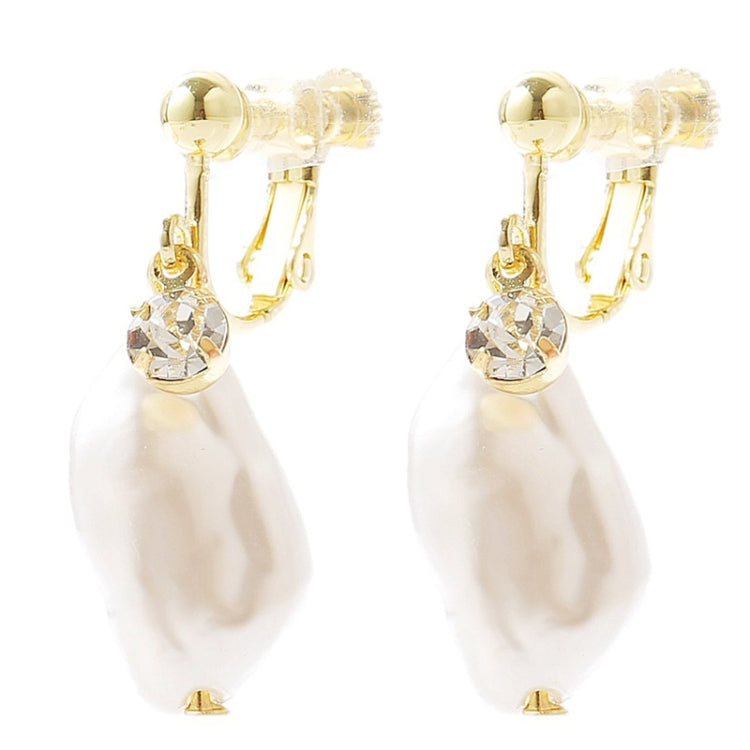 Boucles d'oreilles baroques clip perle pour femmes sans piercing, 1202 Long Or, 1201 Long Argent, 0402 Court Or, 0401 Court Argent, E2109-7 Demi-rond, E2109-8 Demi-ellipse, E2109-10 Modèle feuille, E2109-14 Petite perle, E2208-7 Perles colorées Drag