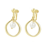 Boucles d'oreilles baroques clip perle pour femmes sans piercing, 1202 Long Or, 1201 Long Argent, 0402 Court Or, 0401 Court Argent, E2109-7 Demi-rond, E2109-8 Demi-ellipse, E2109-10 Modèle feuille, E2109-14 Petite perle, E2208-7 Perles colorées Drag