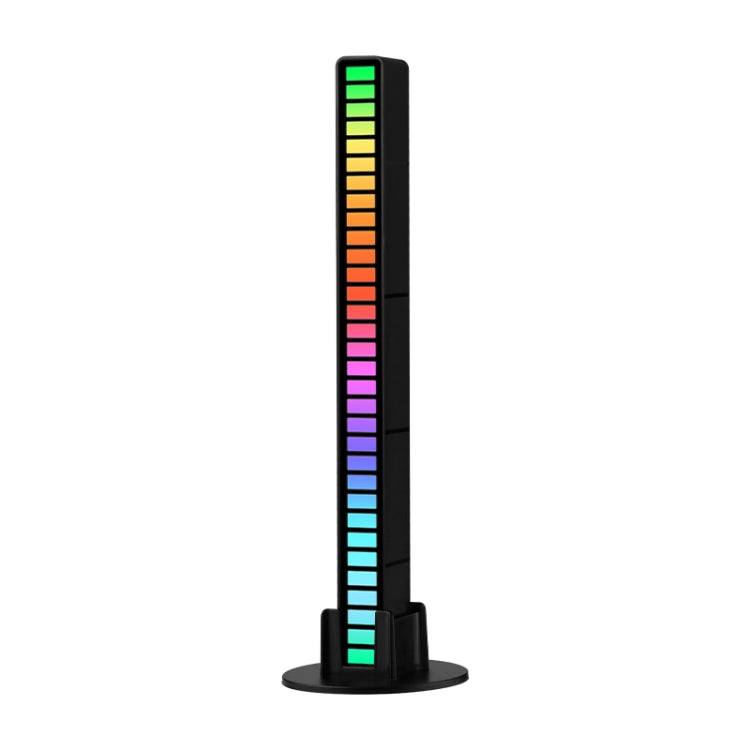 Lumières de rythme RGB contrôlées par le son, Lumières d'ambiance LED réactives à la musique, Rechargeable, Branchable